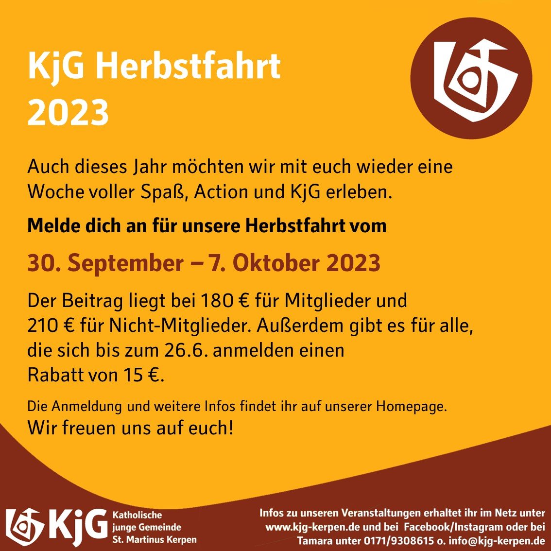 Plakate KjG Herbstfahrt 2023 (c) KjG St, Martinus_TD
