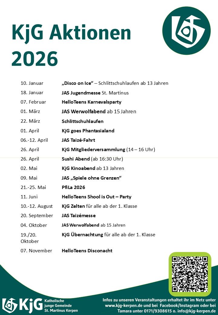 Termine 2026 (c) KjG Kerpen_TD