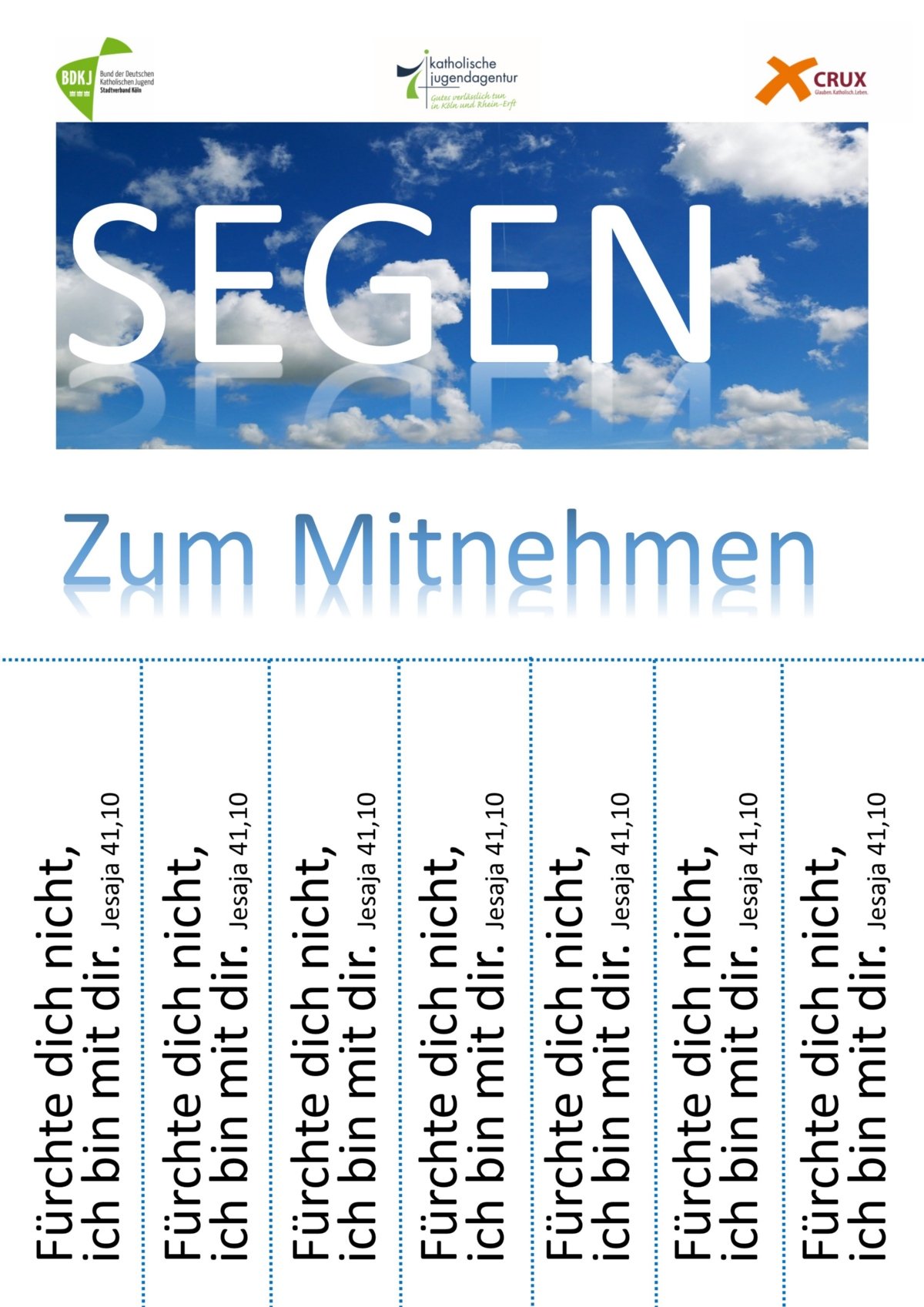 2020_Segen zum Mitnehmen (c) KJA Köln, BDKJ Köln, CRUX