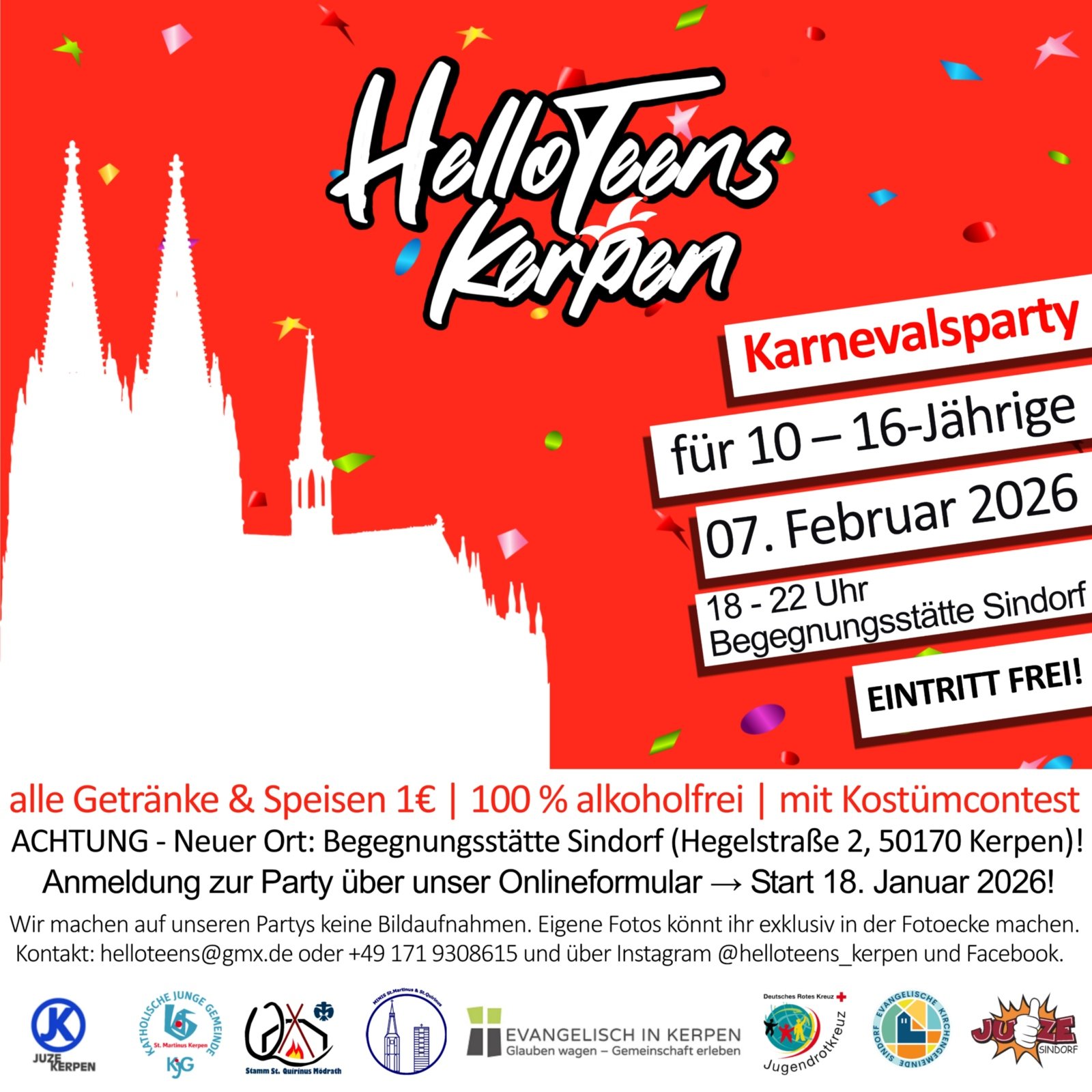 HelloTeens Karnevalsparty (c) HelloTeens_TD